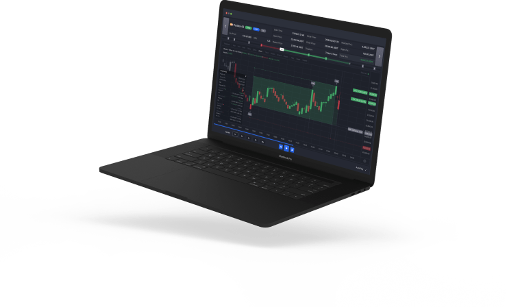 Cleo.finance innovative trading tools on laptop.